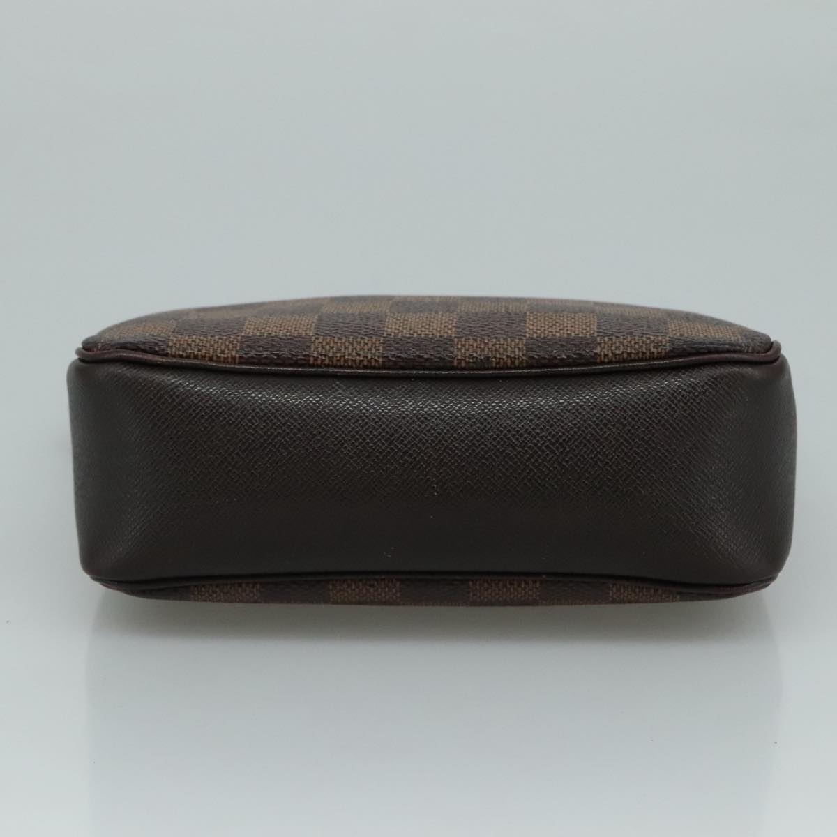 LOUIS VUITTON Damier Ebene Trousse Makeup Pouch N51982 LV Auth ki5364