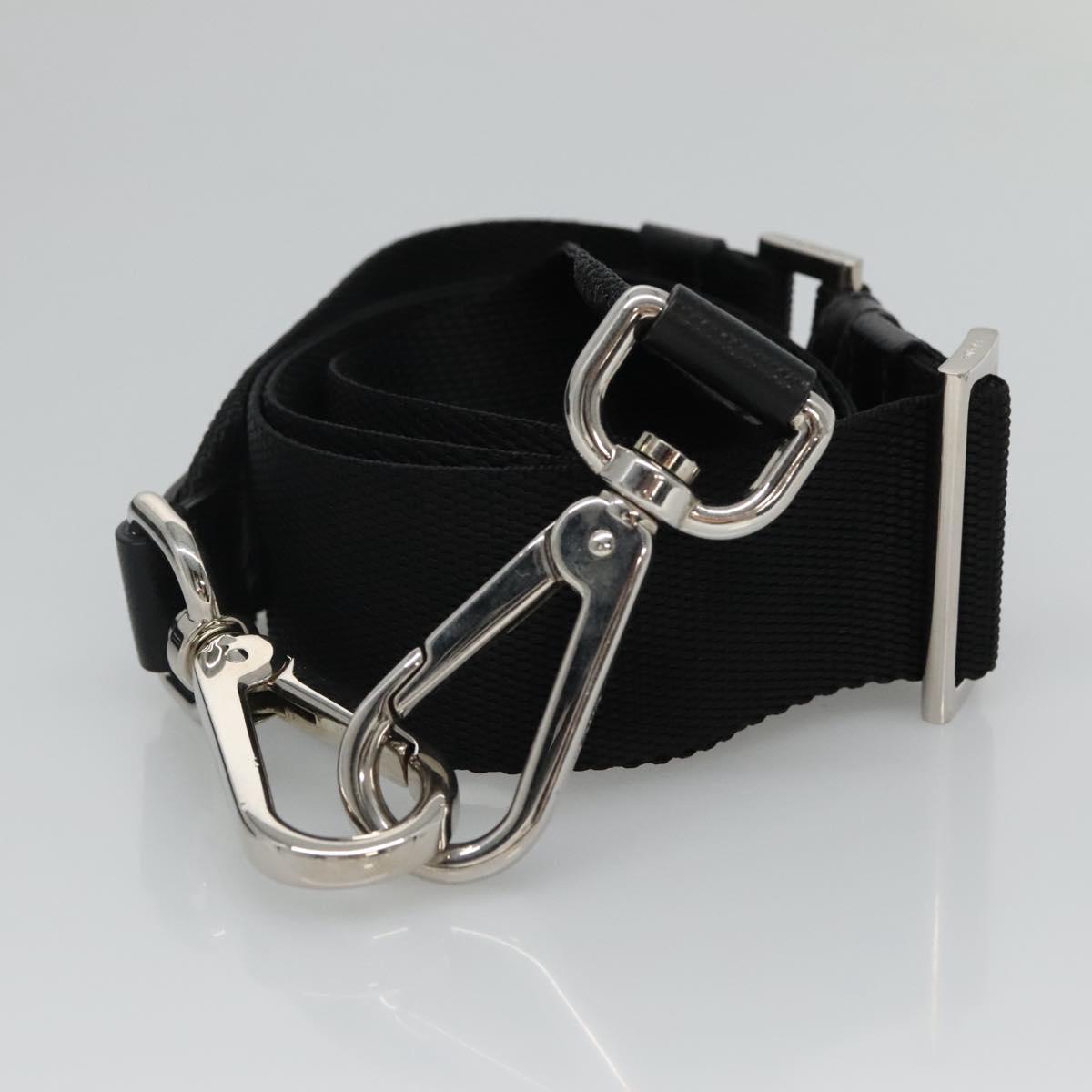 PRADA Hand Bag Nylon 2way Black Auth ki5424