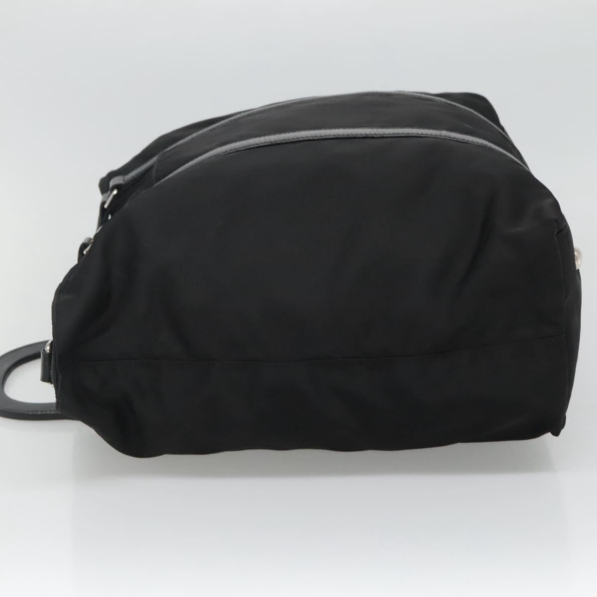 PRADA Hand Bag Nylon 2way Black Auth ki5424