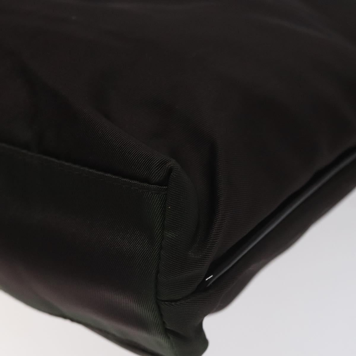 PRADA Hand Bag Nylon Khaki Auth ki5477