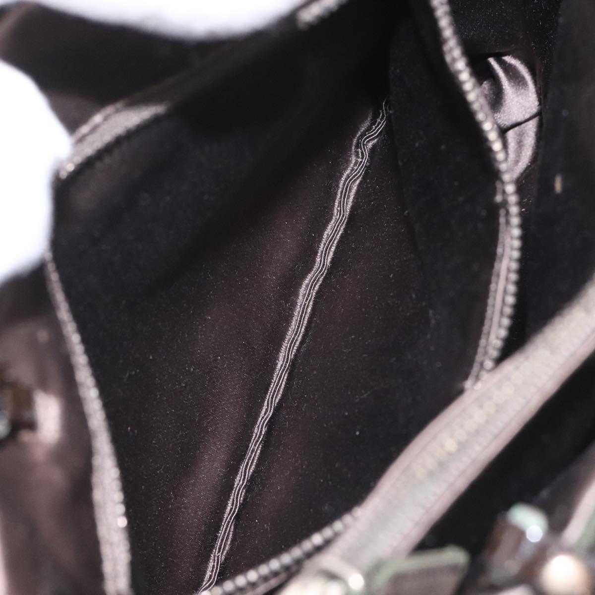 PRADA Hand Bag Nylon Khaki Auth ki5477