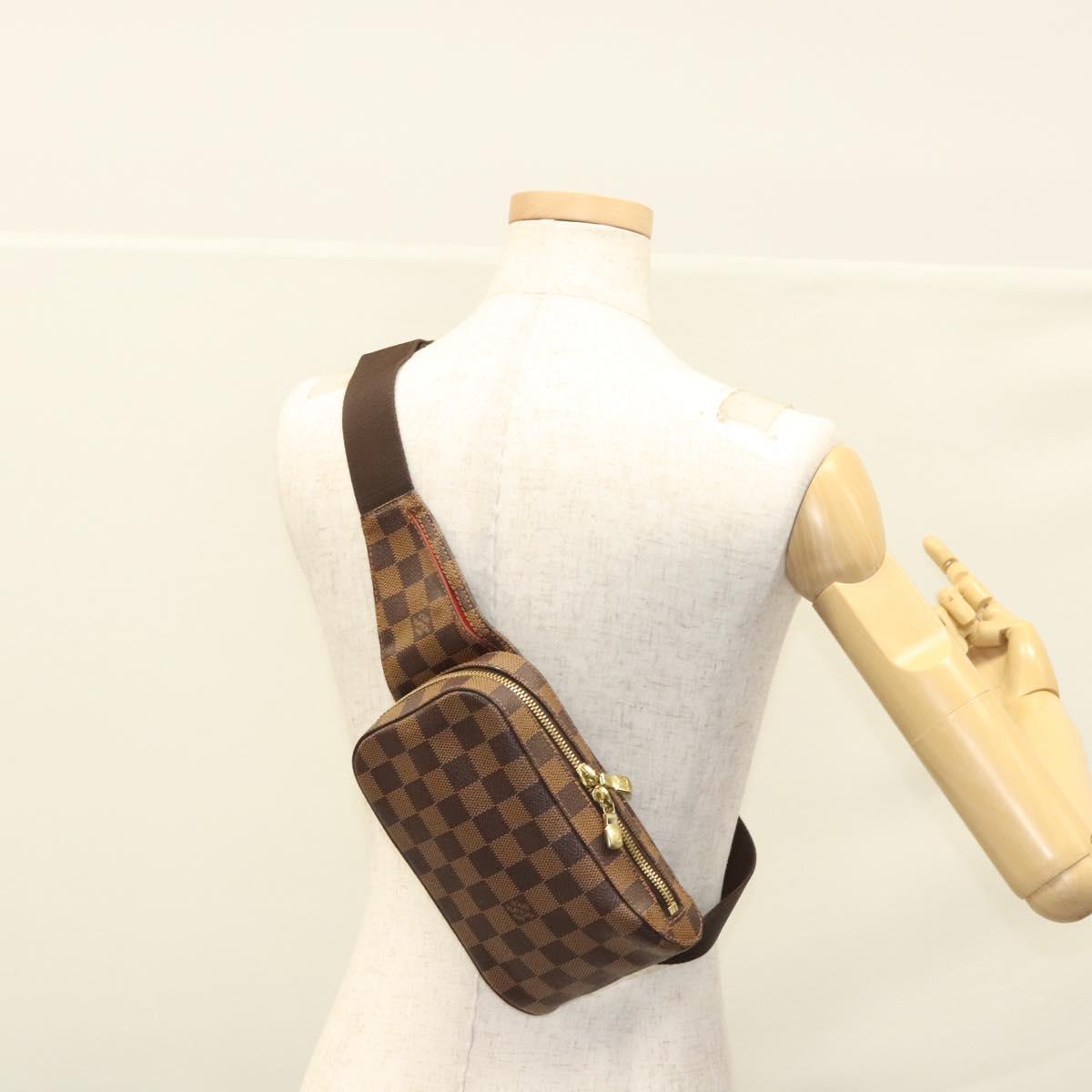 LOUIS VUITTON Damier Ebene Geronimos Shoulder Bag N51994 LV Auth ki5501A