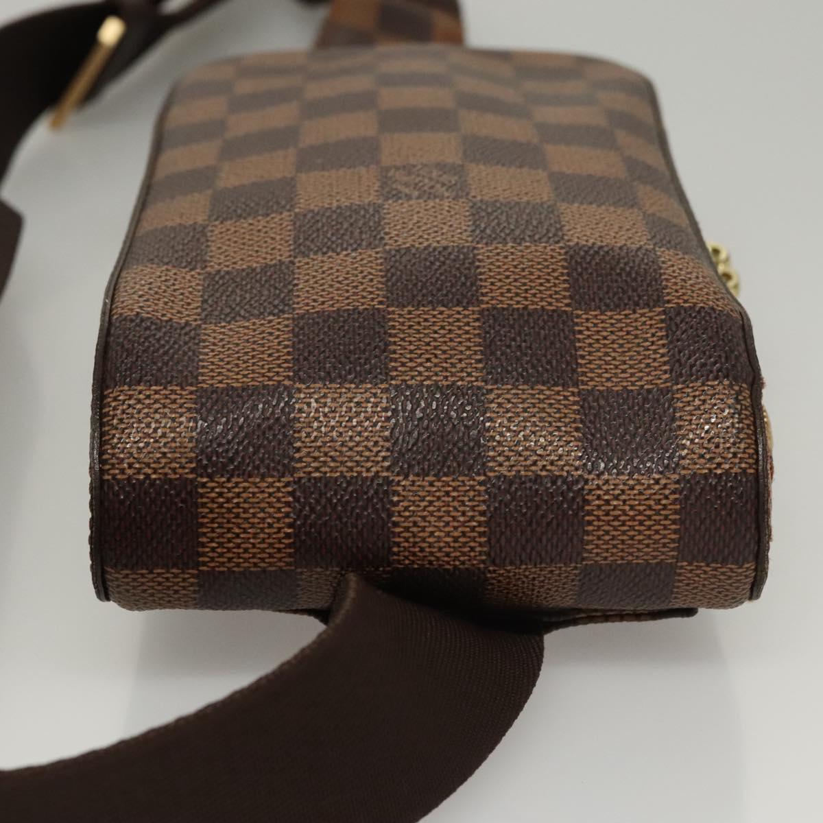 LOUIS VUITTON Damier Ebene Geronimos Shoulder Bag N51994 LV Auth ki5501A
