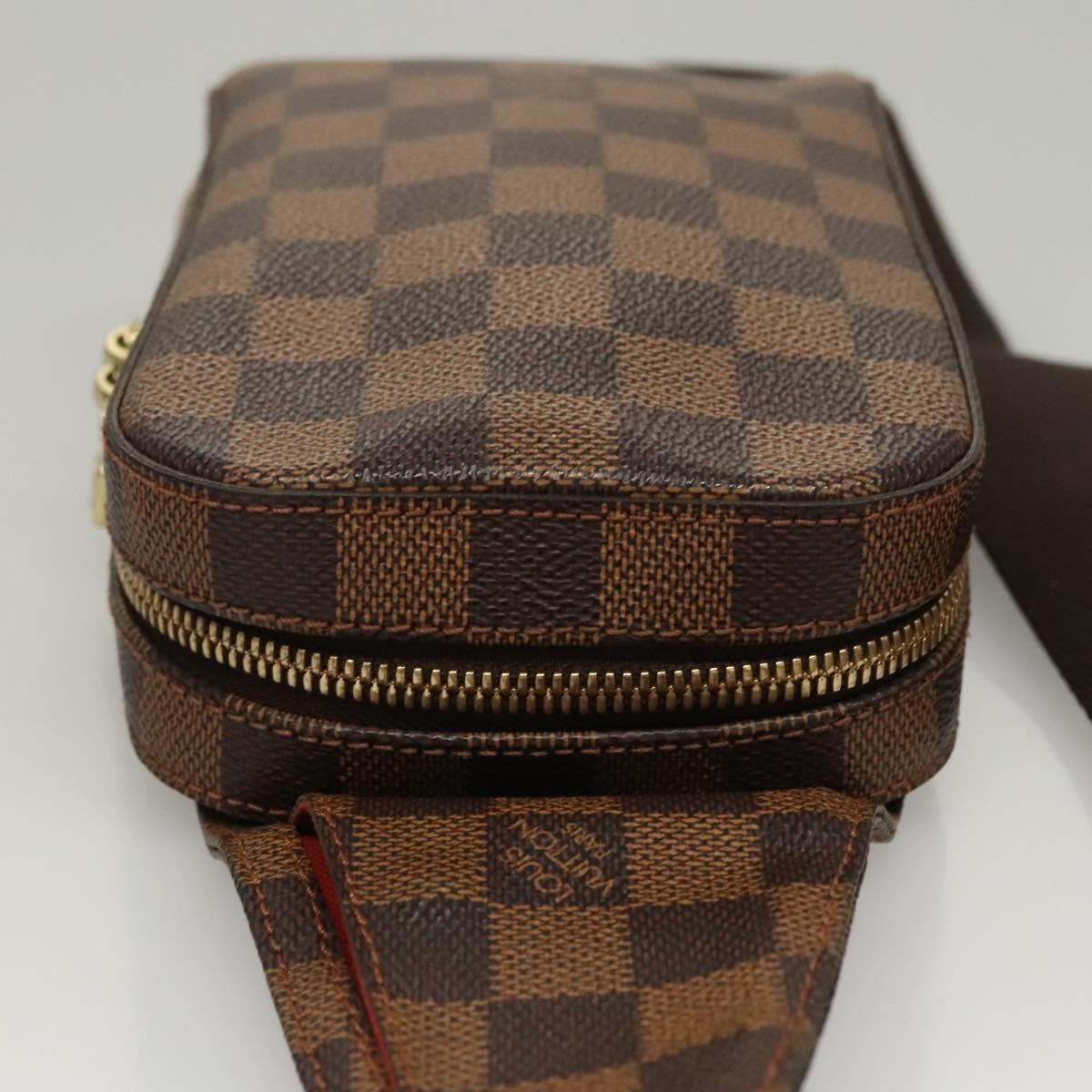 LOUIS VUITTON Damier Ebene Geronimos Shoulder Bag N51994 LV Auth ki5501A