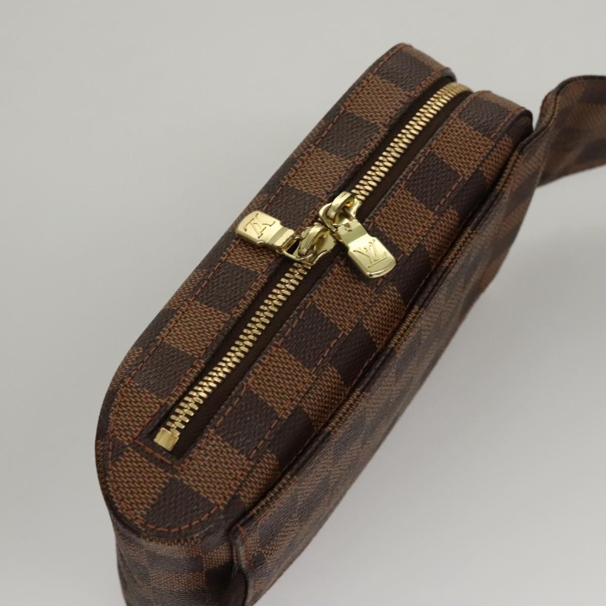 LOUIS VUITTON Damier Ebene Geronimos Shoulder Bag N51994 LV Auth ki5501A