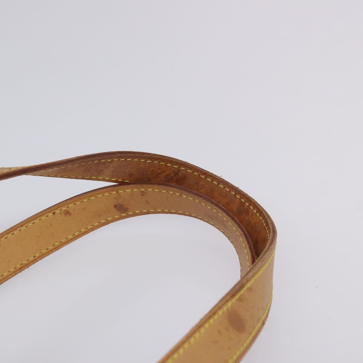 LOUIS VUITTON Monogram Vernis Houston Hand Bag Beige M91004 LV Auth ki5519