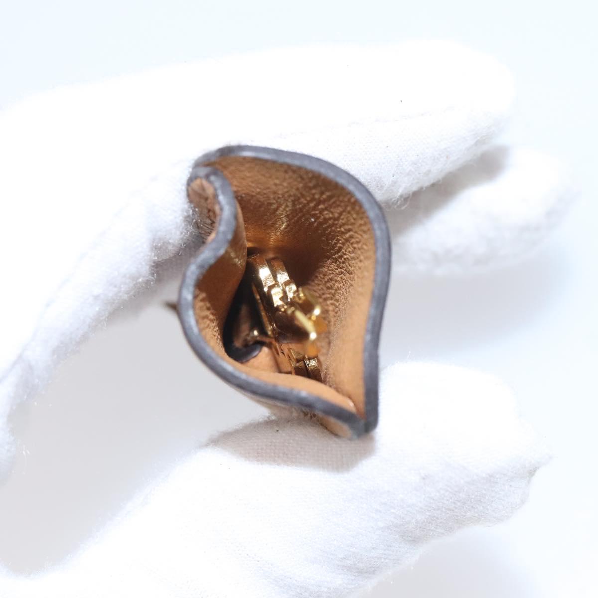 MCM Vicetos Logogram Hand Bag PVC Leather Brown Gold Auth ki5520