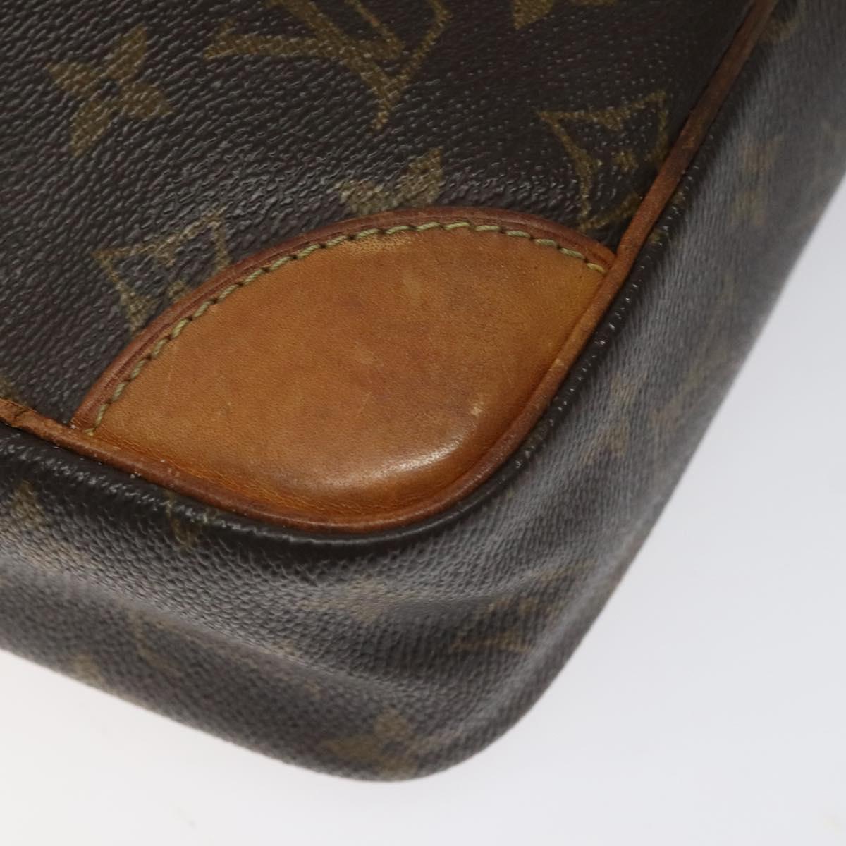 LOUIS VUITTON Monogram Compiegne 28 Clutch Bag M51845 LV Auth ki5523