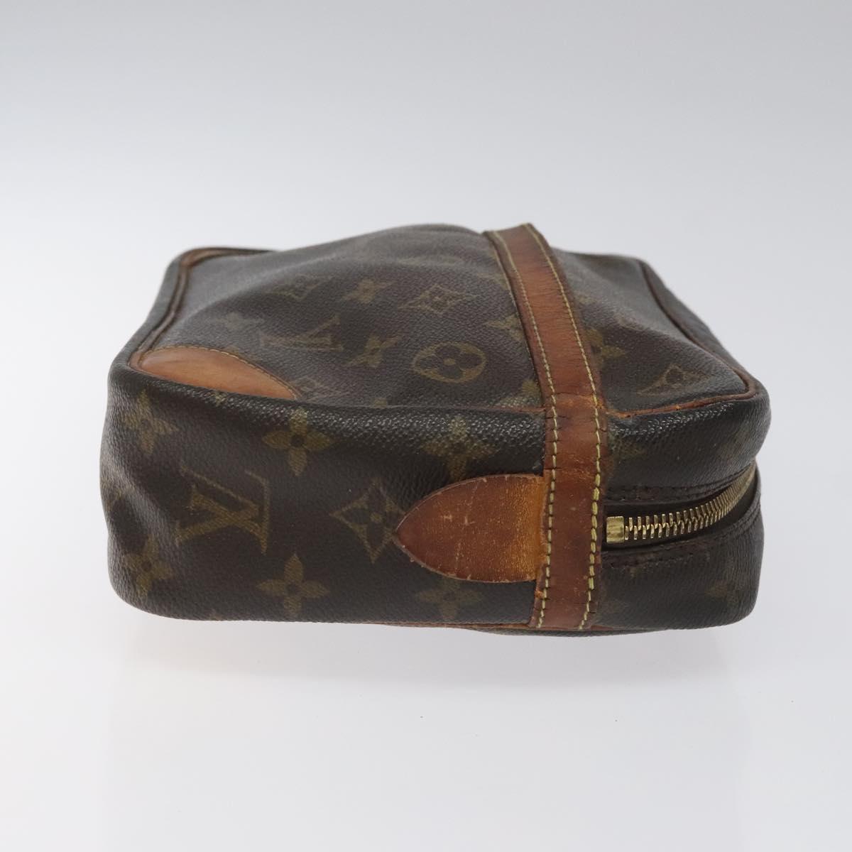 LOUIS VUITTON Monogram Compiegne 28 Clutch Bag M51845 LV Auth ki5523