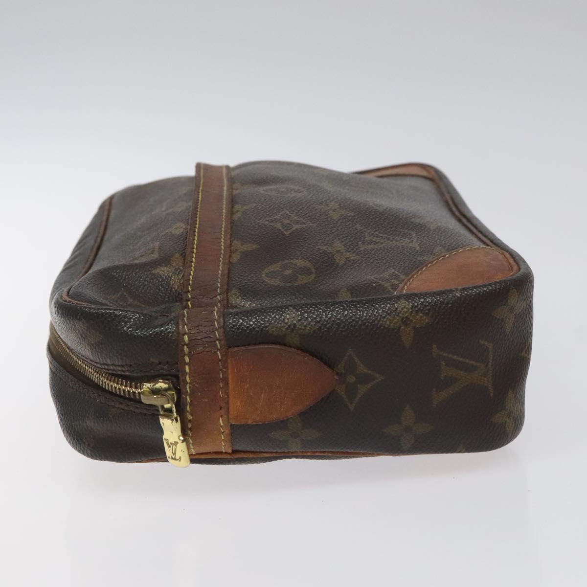 LOUIS VUITTON Monogram Compiegne 28 Clutch Bag M51845 LV Auth ki5523