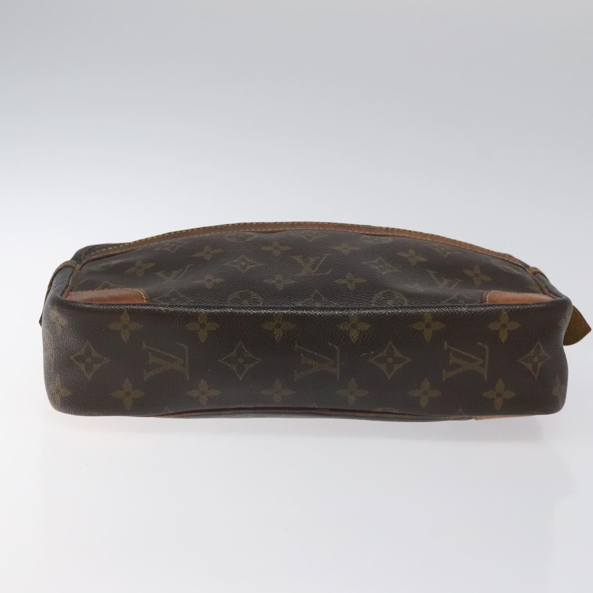 LOUIS VUITTON Monogram Compiegne 28 Clutch Bag M51845 LV Auth ki5523
