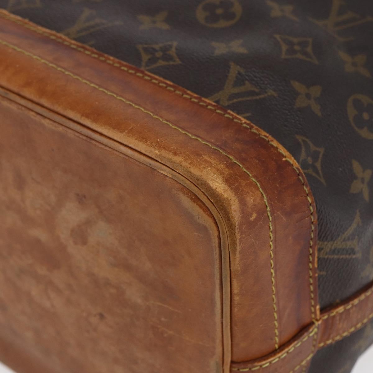 LOUIS VUITTON Monogram Noe Shoulder Bag M42224 LV Auth ki5571