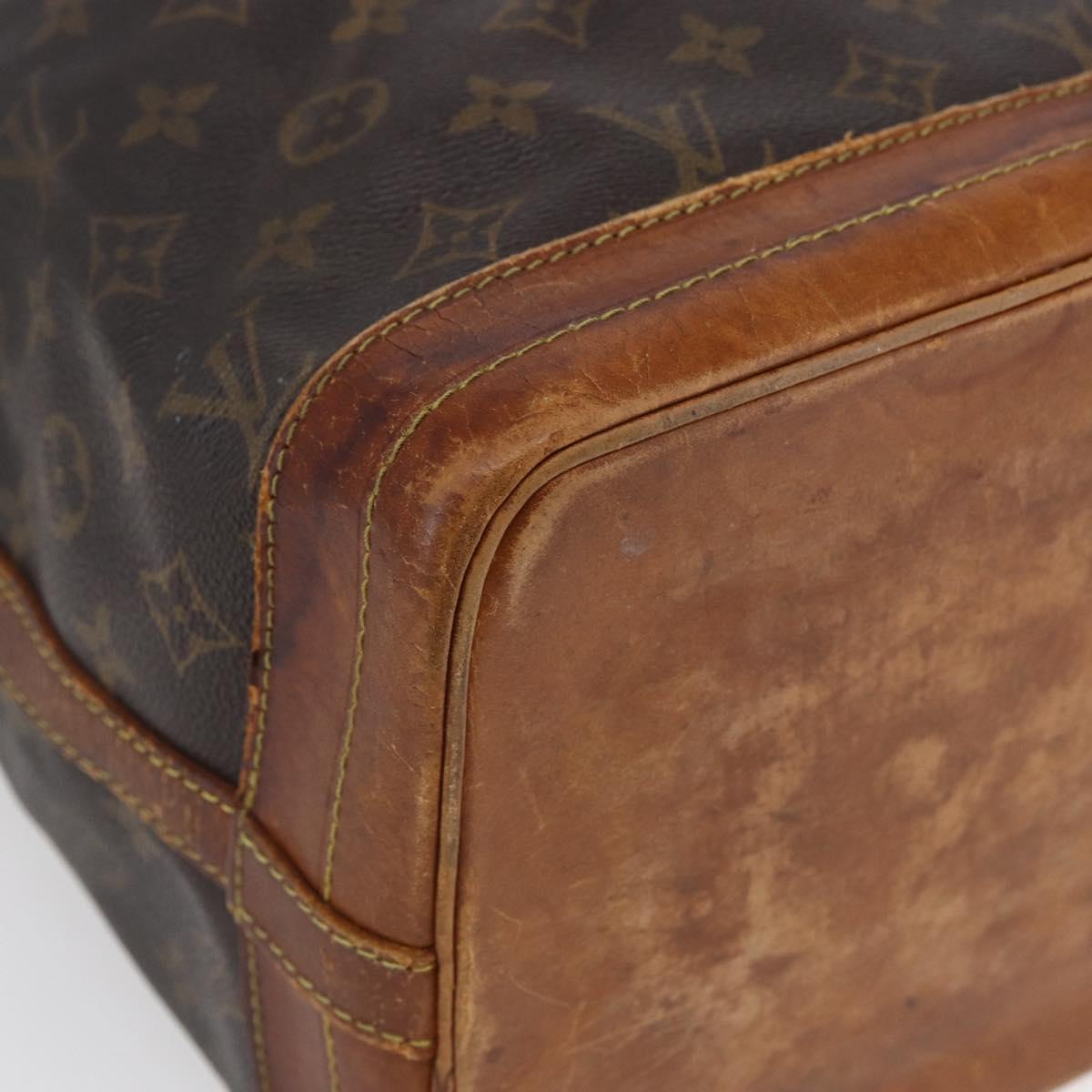 LOUIS VUITTON Monogram Noe Shoulder Bag M42224 LV Auth ki5571