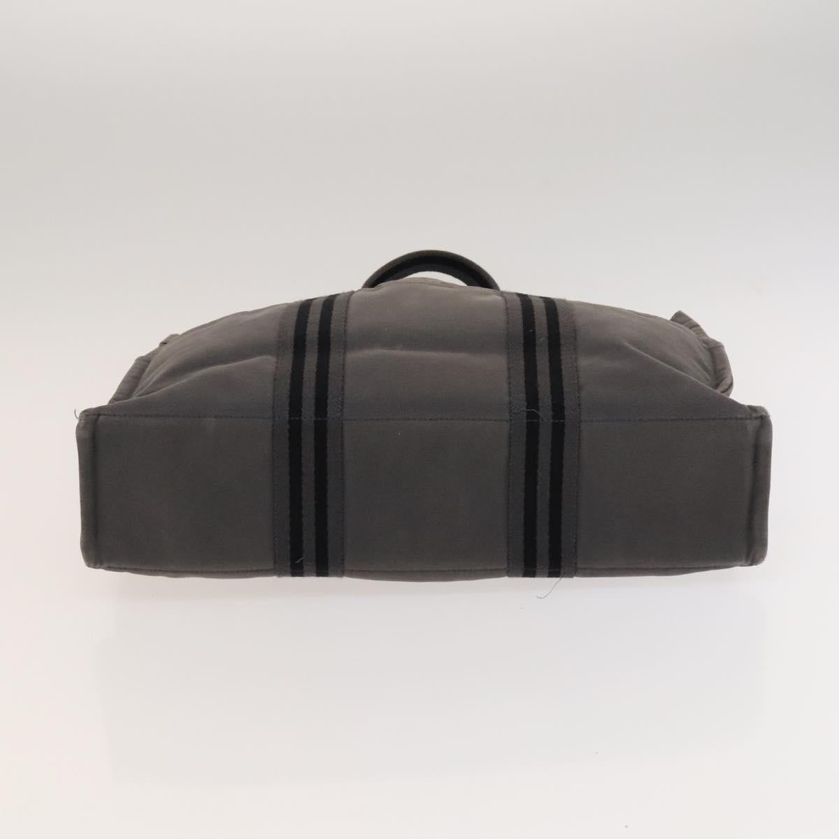 HERMES Fourre Tout Tote Bag Canvas 5Set Brown Gray Red beige Auth ki5617