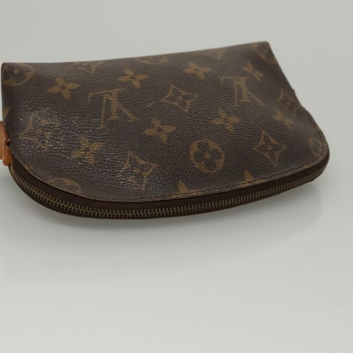 LOUIS VUITTON Monogram Pochette Cosmetic PM Cosmetic Pouch M47515 LV Auth ki5621