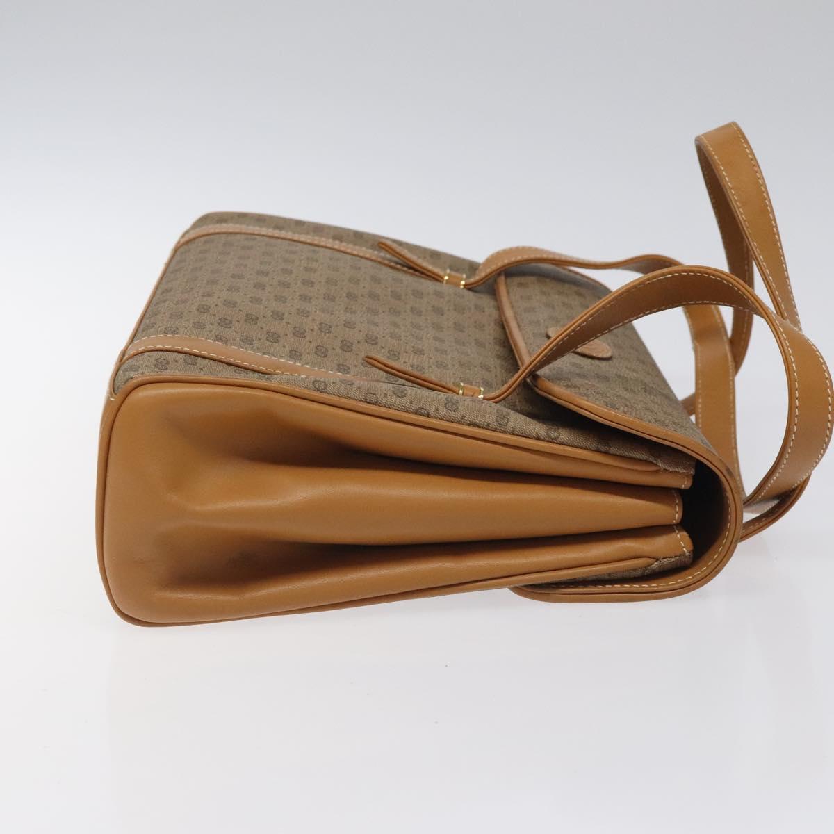 GUCCI Micro GG Supreme Hand Bag PVC Beige Gold 000 406 4857 Auth ki5660