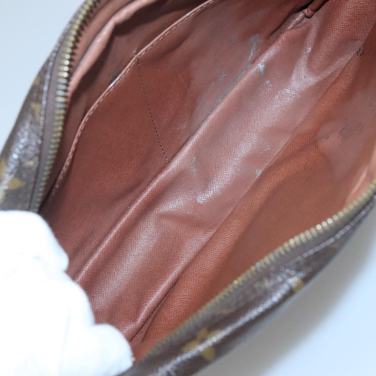 LOUIS VUITTON Monogram Compiegne 28 Clutch Bag M51845 LV Auth ki5684