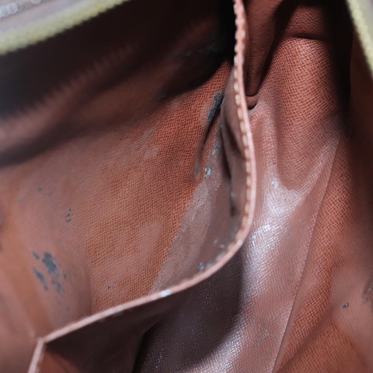 LOUIS VUITTON Monogram Compiegne 28 Clutch Bag M51845 LV Auth ki5684