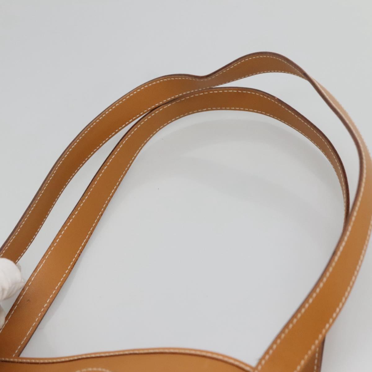 GUCCI Micro GG Supreme Tote Bag PVC Beige Gold 002 39 0173 Auth ki5697