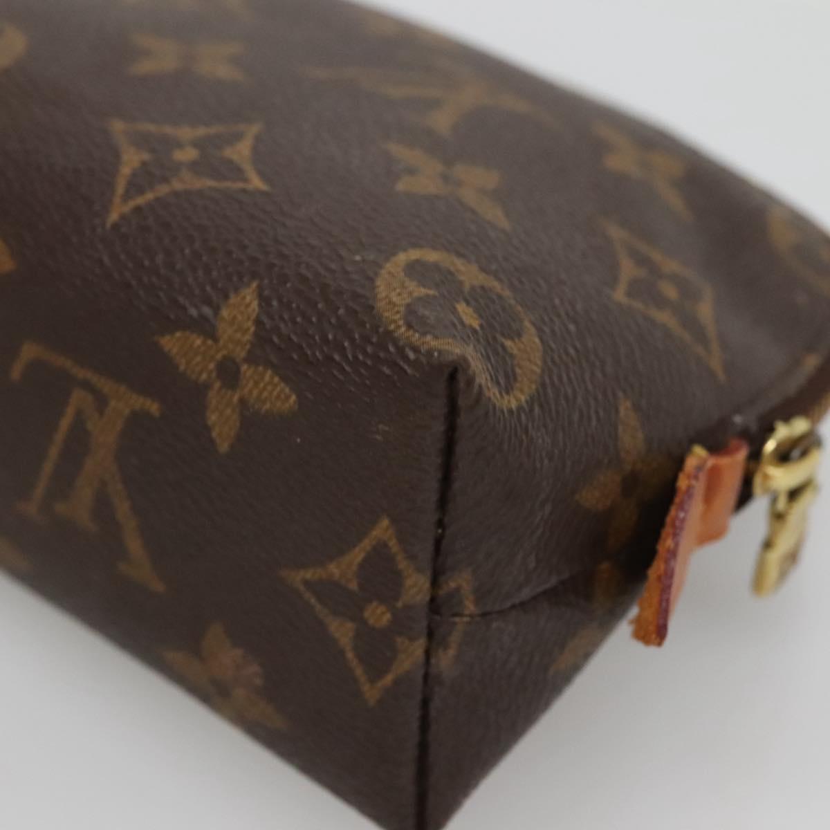 LOUIS VUITTON Monogram Pochette Cosmetic PM Pouch M43998 LV Auth ki5703