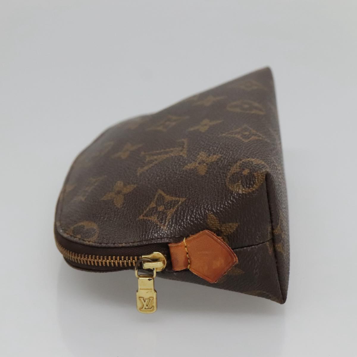 LOUIS VUITTON Monogram Pochette Cosmetic PM Pouch M43998 LV Auth ki5703