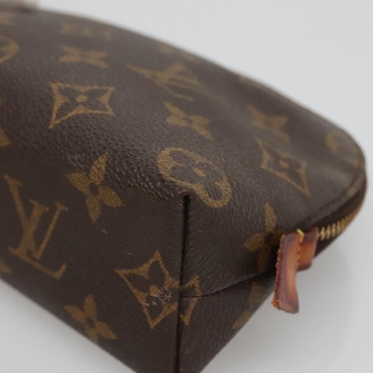 LOUIS VUITTON Monogram Pochette Cosmetic PM Pouch M43998 LV Auth ki5703