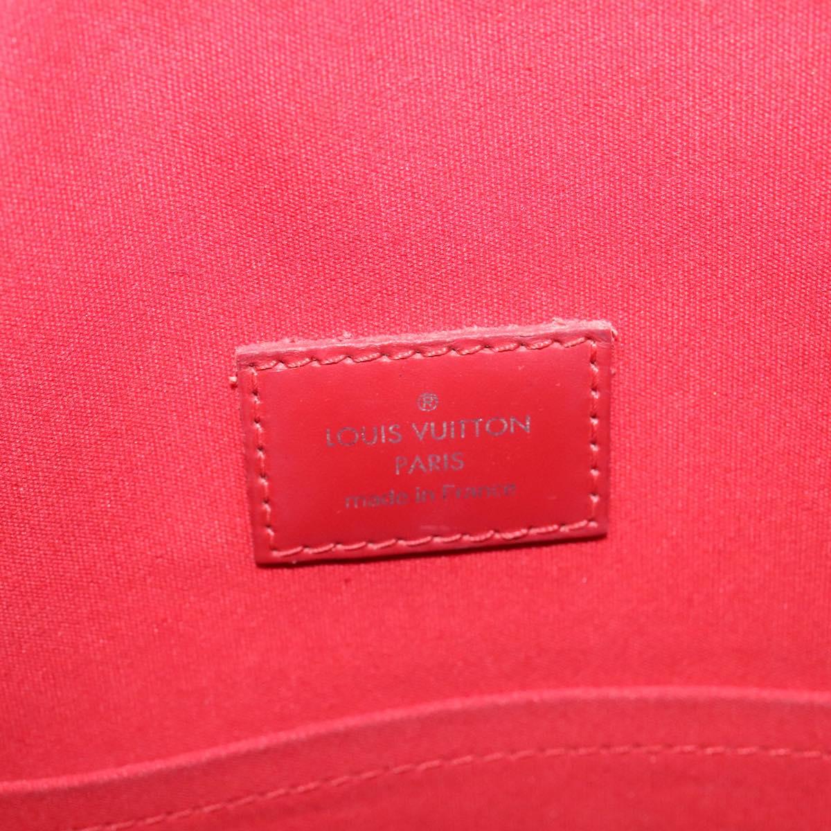 LOUIS VUITTON Epi Vivienne MM Business Bag Red M5912E LV Auth ki5742