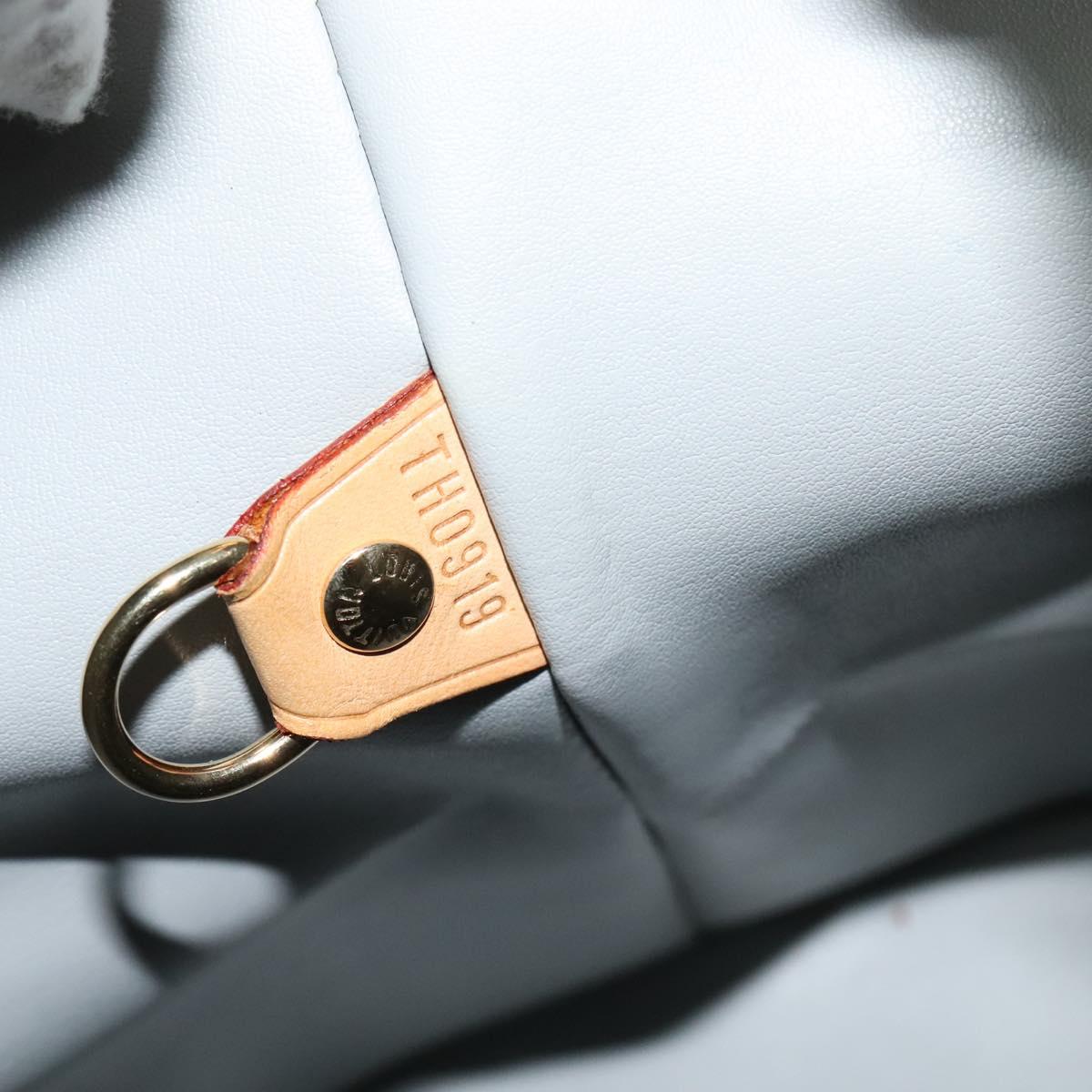 LOUIS VUITTON Monogram Vernis Houston Hand Bag Gris M91053 LV Auth ki5759