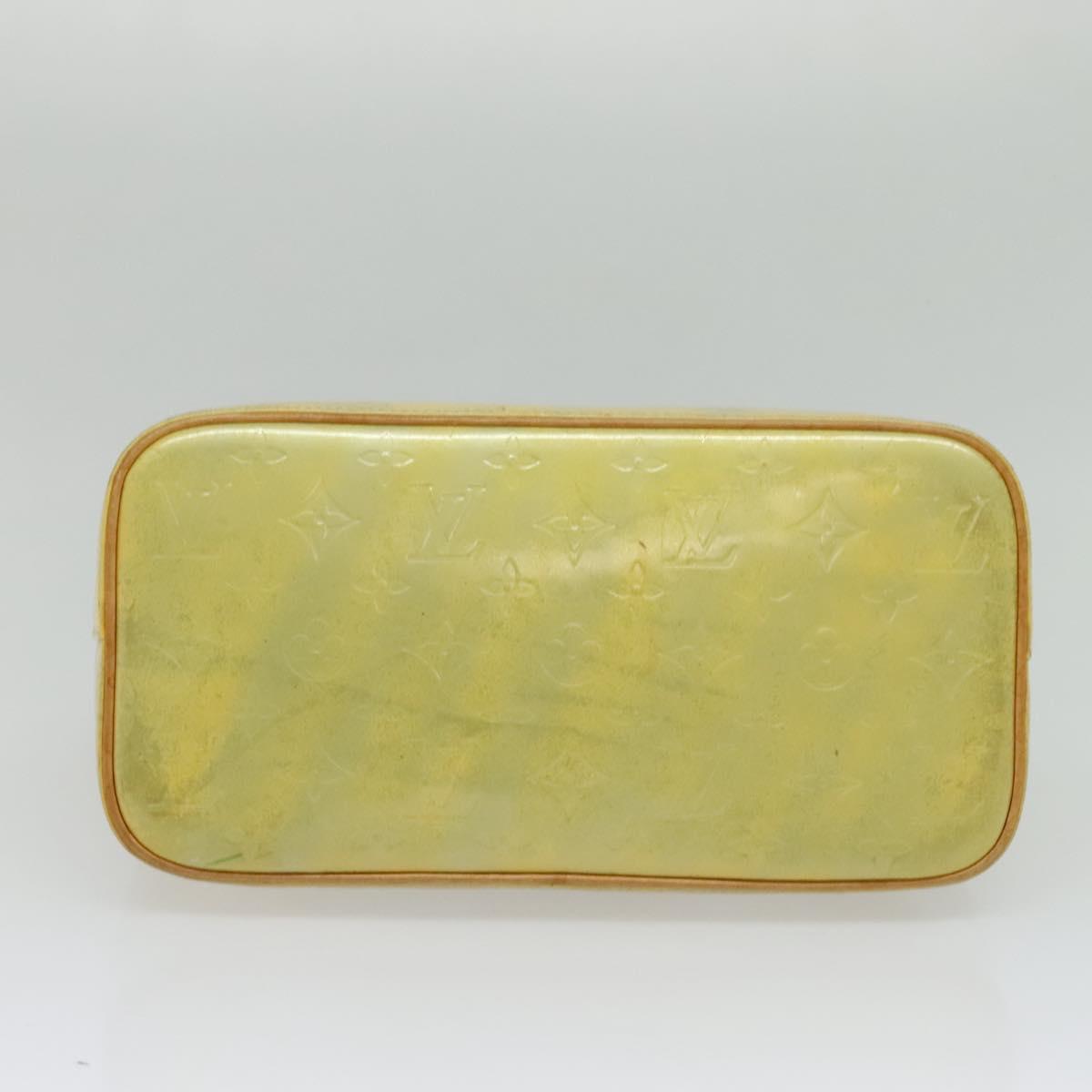 LOUIS VUITTON Monogram Vernis Houston Hand Bag Gris M91053 LV Auth ki5759