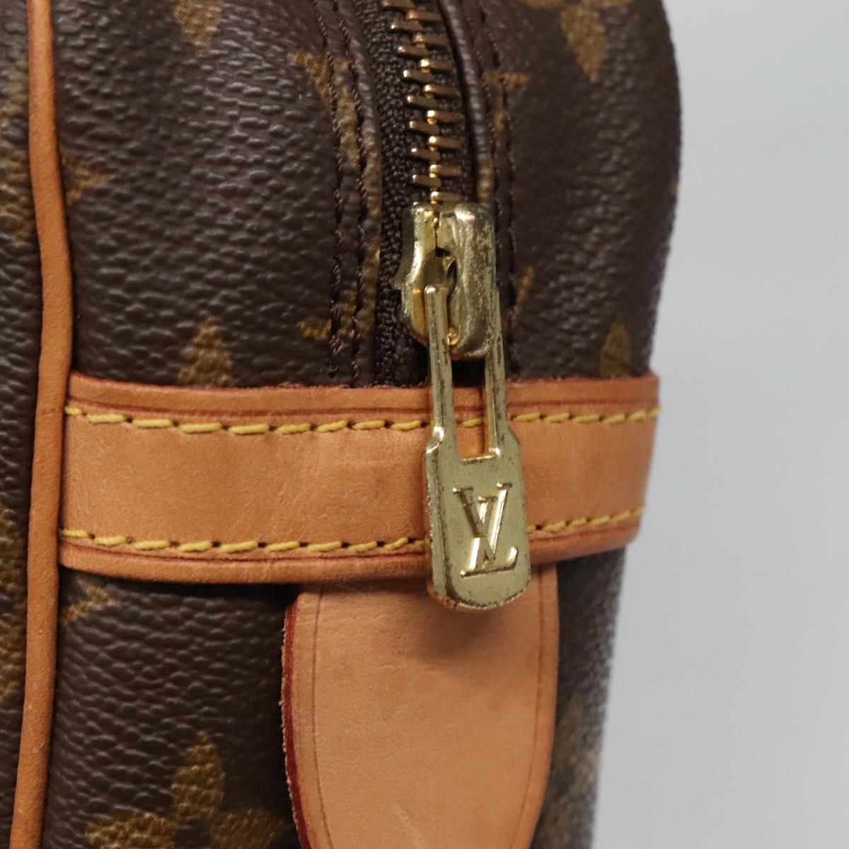 LOUIS VUITTON Monogram Compiegne 28 Clutch Bag M51845 LV Auth ki5776