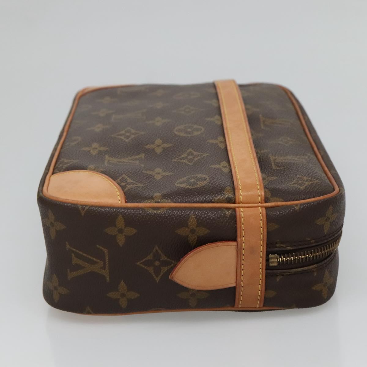 LOUIS VUITTON Monogram Compiegne 28 Clutch Bag M51845 LV Auth ki5776