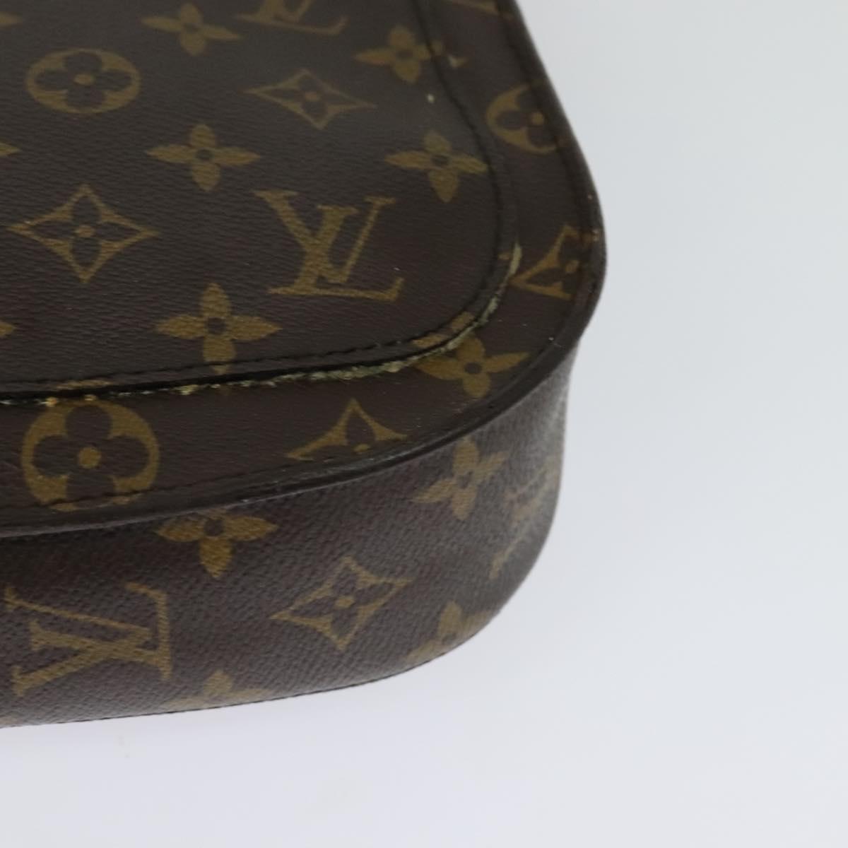 LOUIS VUITTON Monogram Saint Cloud GM Shoulder Bag M51242 LV Auth ki5777