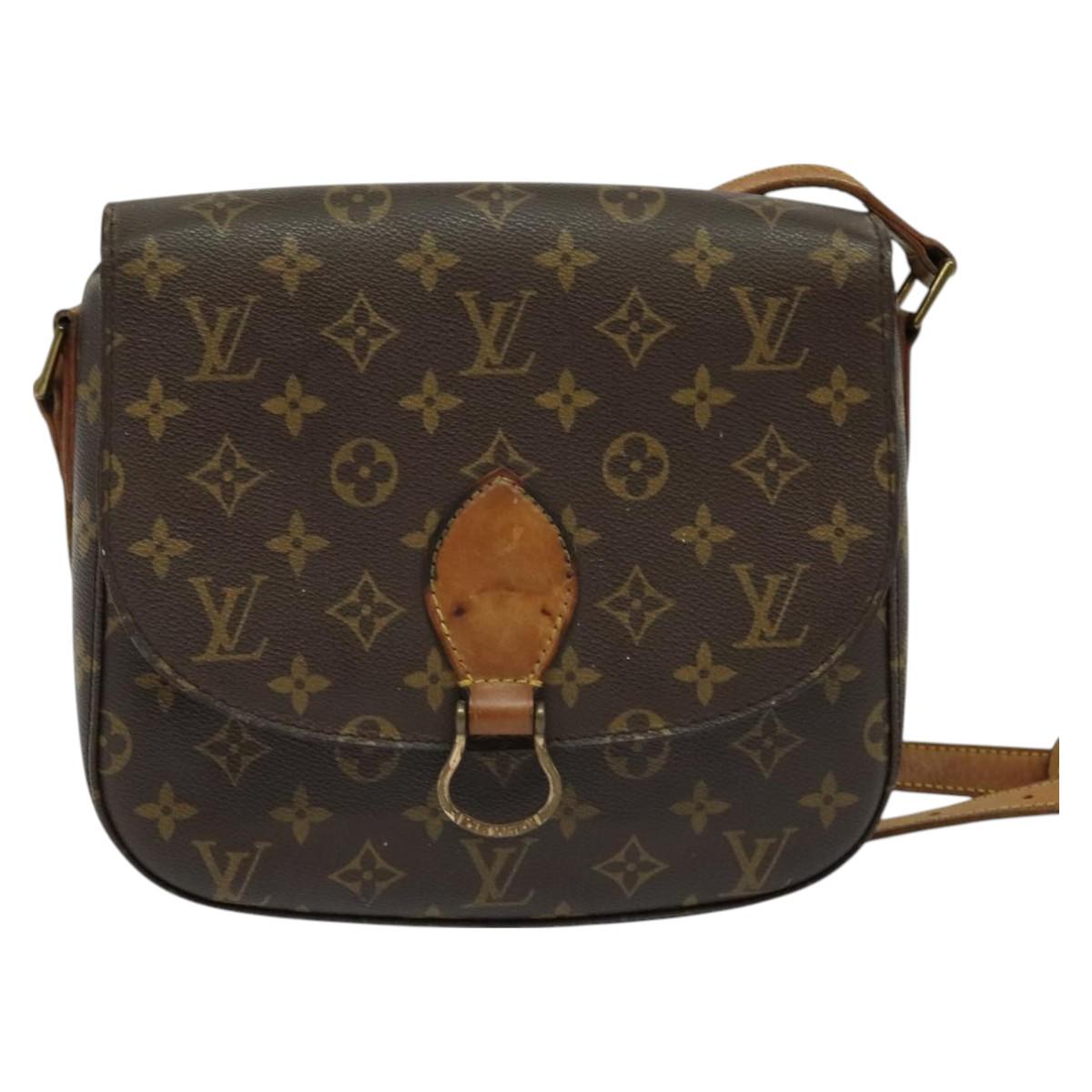 LOUIS VUITTON Monogram Saint Cloud GM Shoulder Bag M51242 LV Auth ki5777