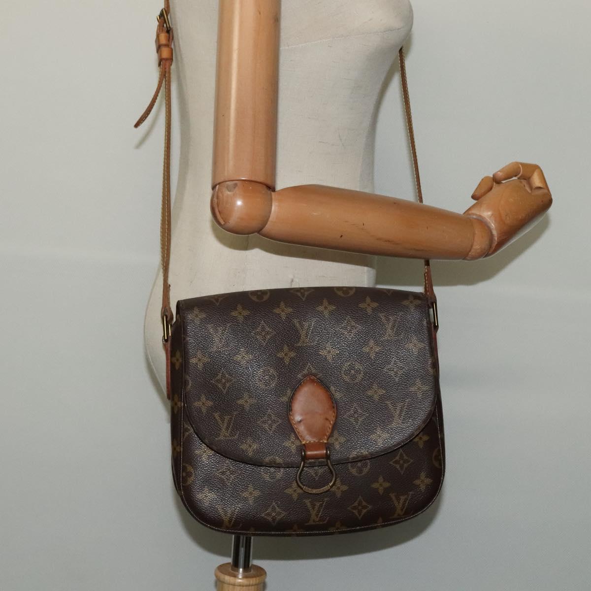 LOUIS VUITTON Monogram Saint Cloud GM Shoulder Bag M51242 LV Auth ki5777