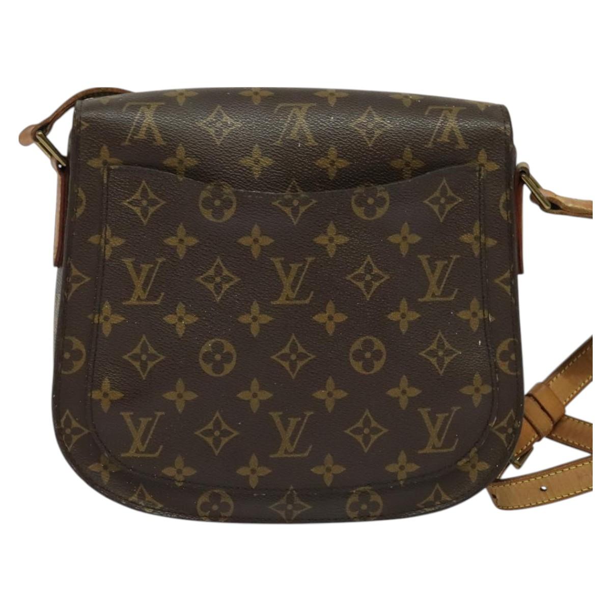 LOUIS VUITTON Monogram Saint Cloud GM Shoulder Bag M51242 LV Auth ki5777