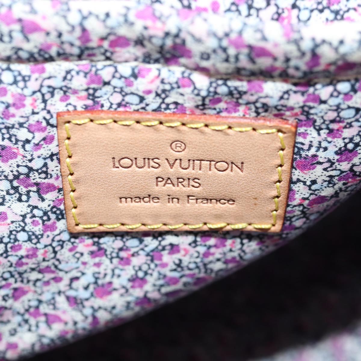 LOUIS VUITTON Monogram Denim Patchwork Speedy 30 Bag Gray M95381 LV Auth ki5785M
