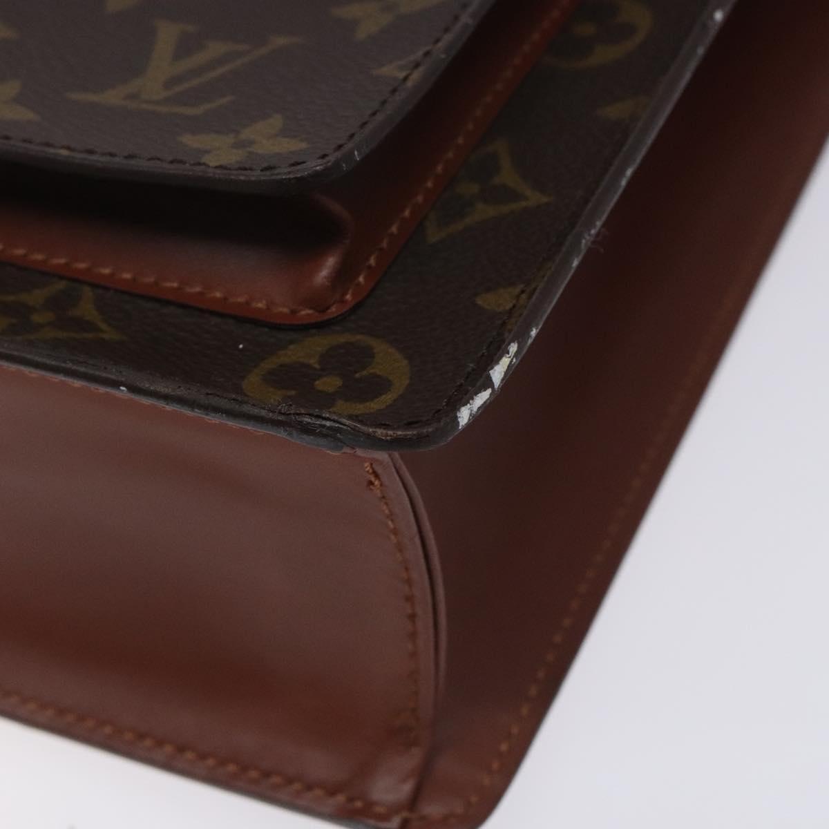 LOUIS VUITTON Monogram Monceau 28 Hand Bag M51185 LV Auth ki5795