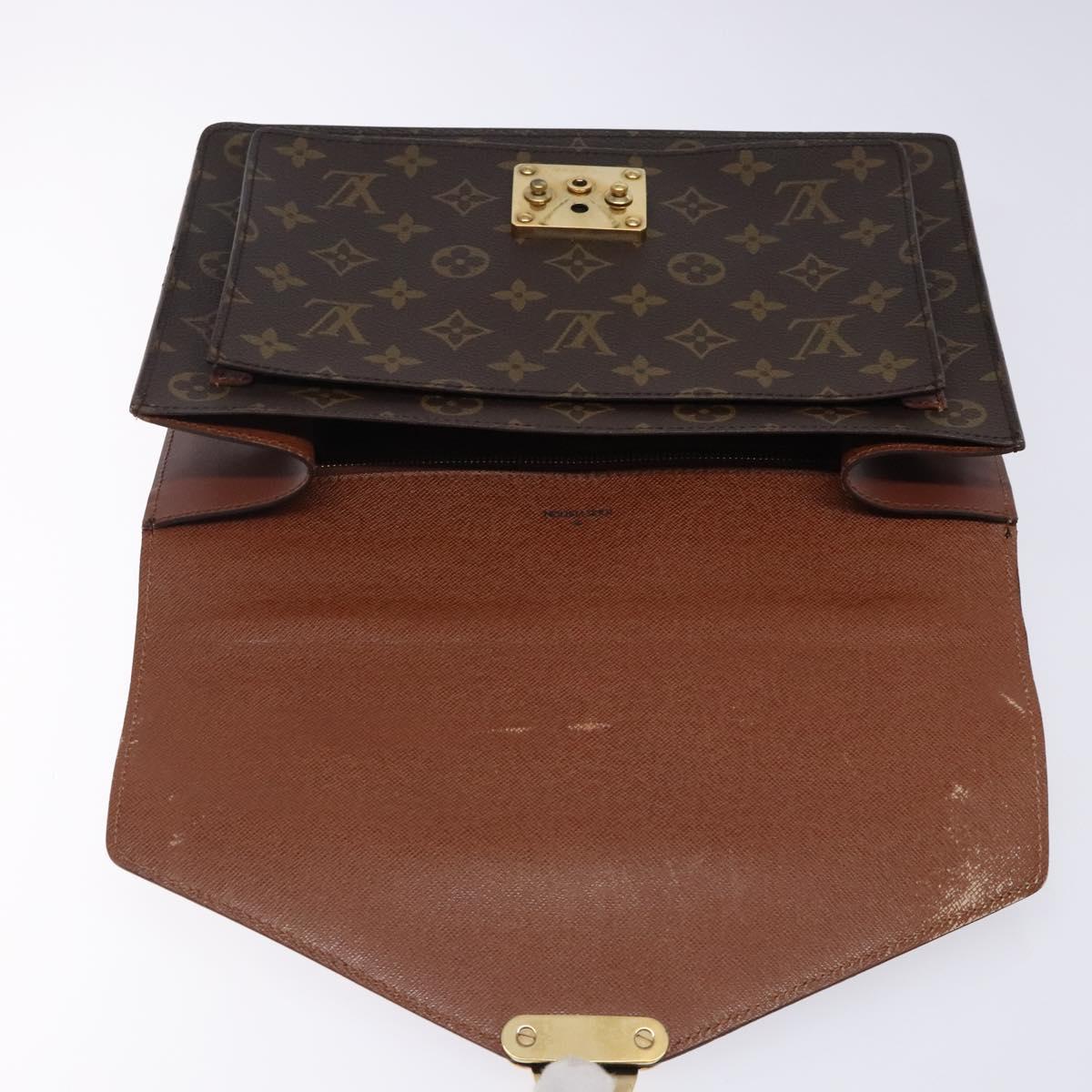 LOUIS VUITTON Monogram Monceau 28 Hand Bag M51185 LV Auth ki5795