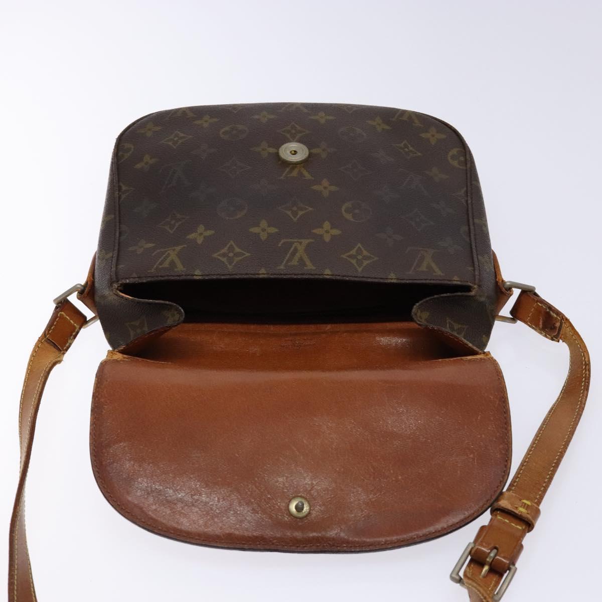 LOUIS VUITTON Monogram Saint Cloud GM Shoulder Bag Vintage M51242 LV Auth ki5800