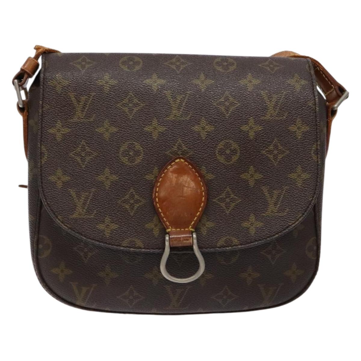 LOUIS VUITTON Monogram Saint Cloud GM Shoulder Bag Vintage M51242 LV Auth ki5800