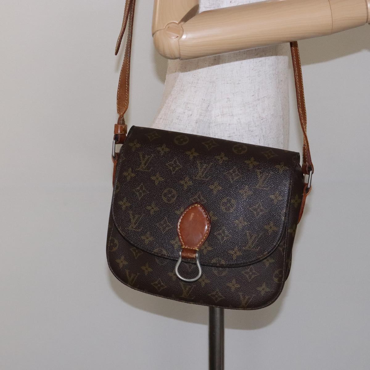 LOUIS VUITTON Monogram Saint Cloud GM Shoulder Bag Vintage M51242 LV Auth ki5800