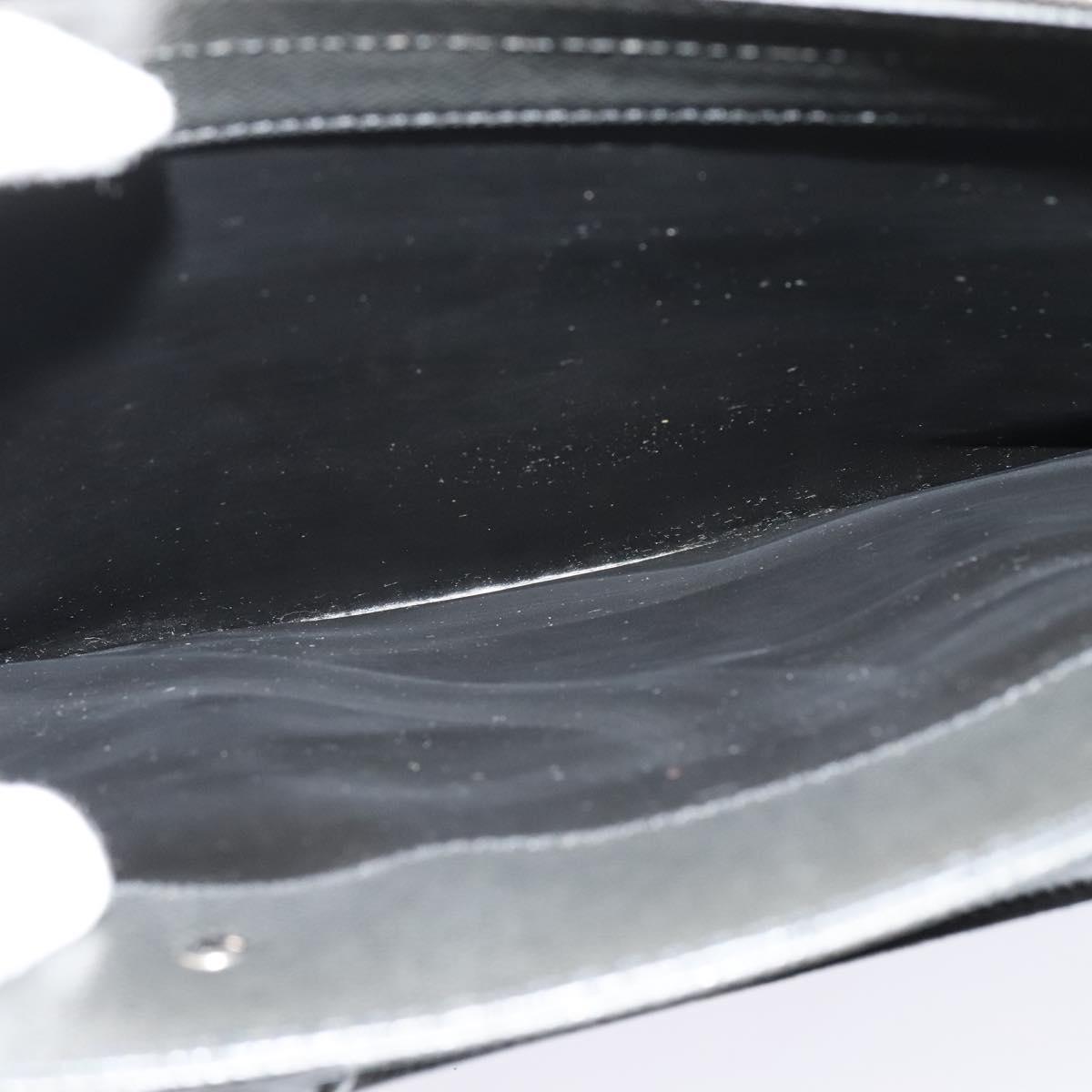 LOUIS VUITTON Taiga Porte Documents Rozan Bag Ardoise M30052 LV Auth ki5801