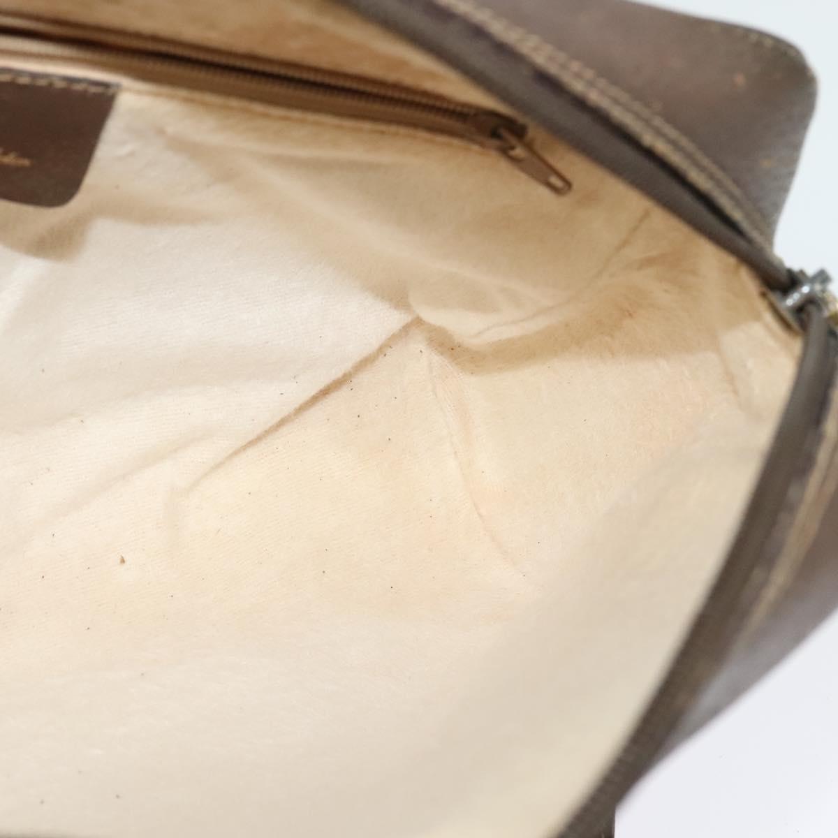 GUCCI GG Supreme Web Sherry Line Shoulder Bag PVC Beige 119 02 088 Auth ki5809