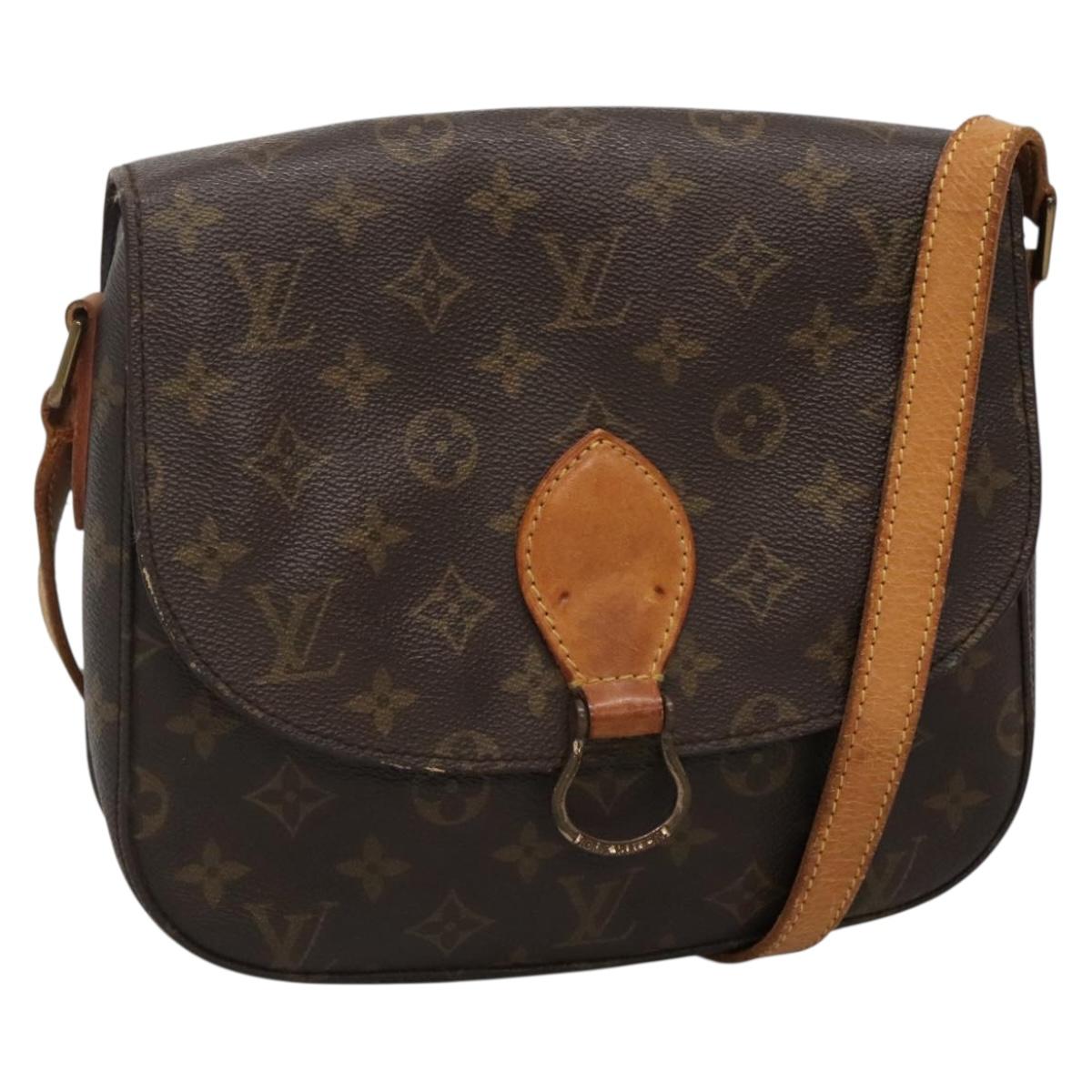 LOUIS VUITTON Monogram Saint Cloud GM Shoulder Bag M51242 LV Auth ki5810