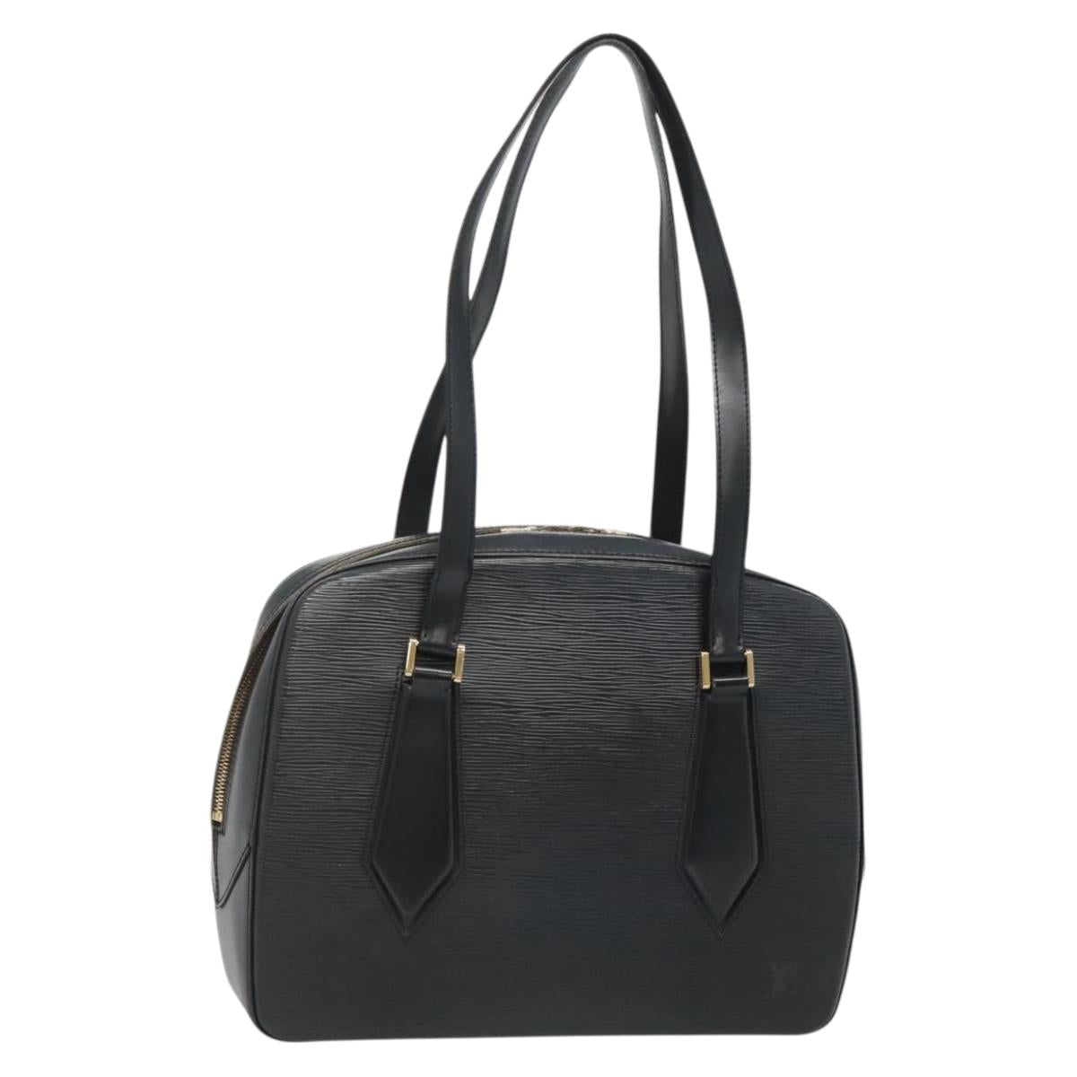 LOUIS VUITTON Epi Voltaire Shoulder Bag Black M52432 LV Auth ki5814