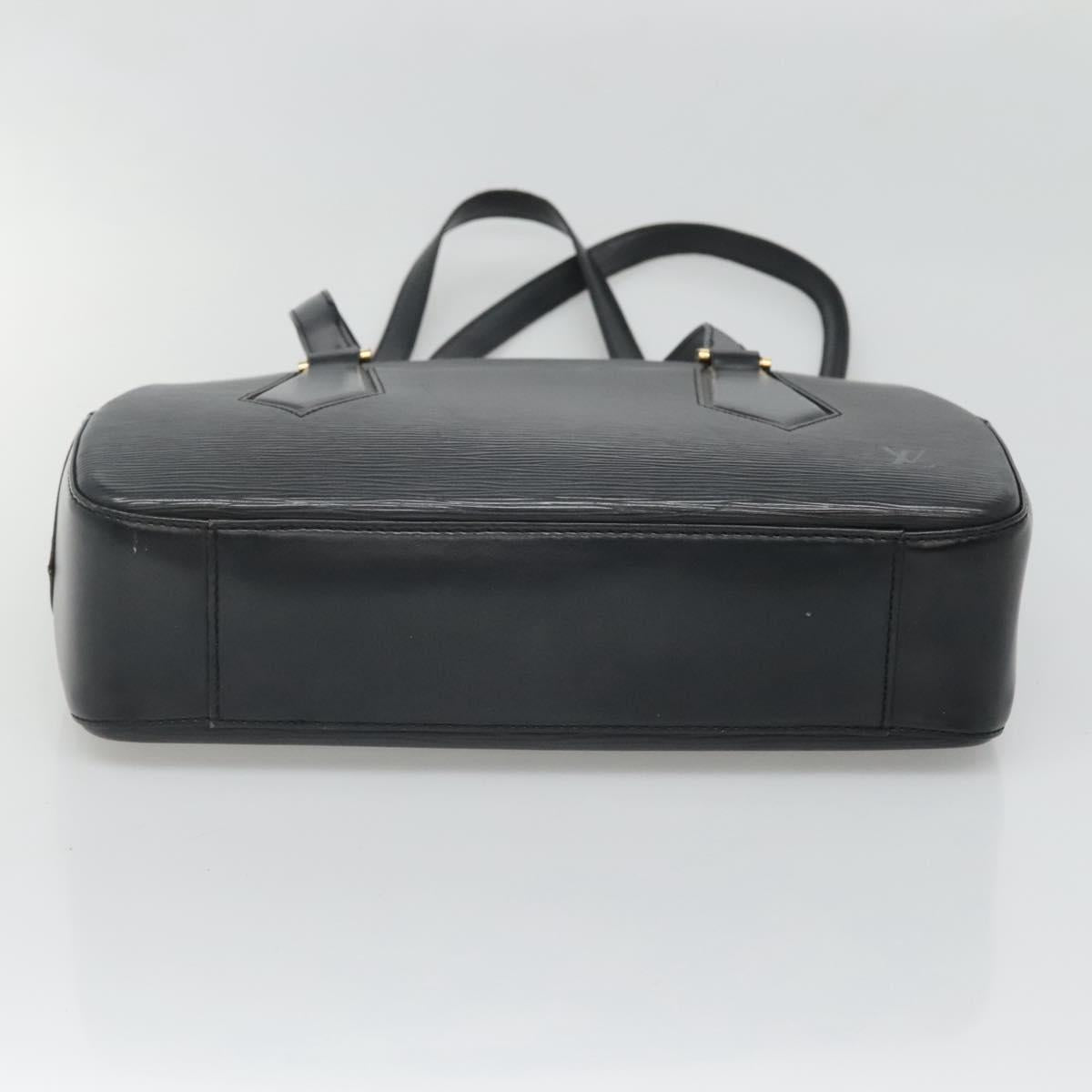 LOUIS VUITTON Epi Voltaire Shoulder Bag Black M52432 LV Auth ki5814