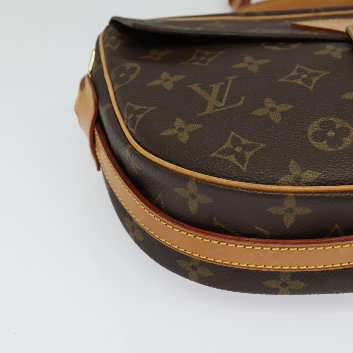 LOUIS VUITTON Monogram Jeune Fille MM Shoulder Bag M51226 LV Auth ki5822