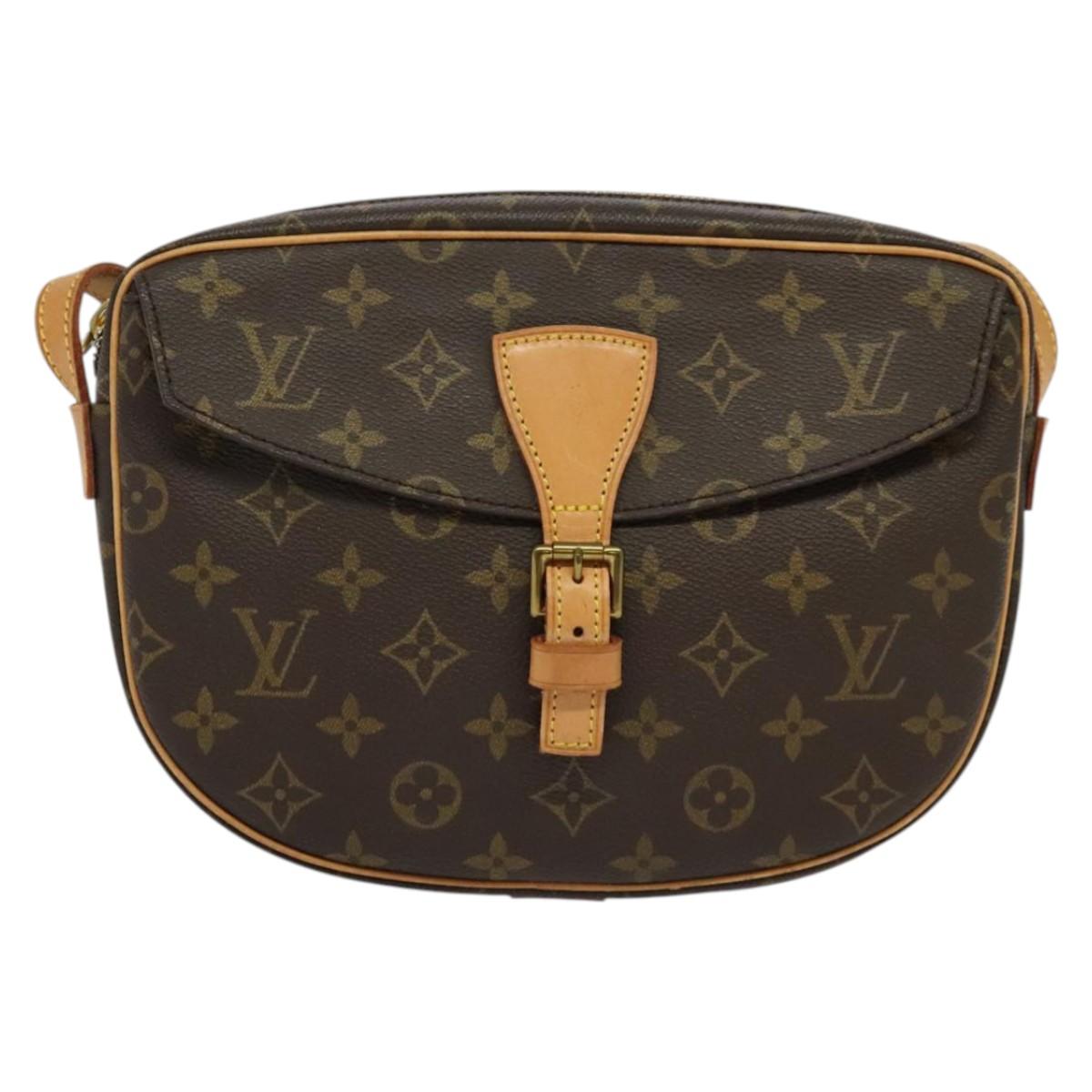 LOUIS VUITTON Monogram Jeune Fille MM Shoulder Bag M51226 LV Auth ki5822
