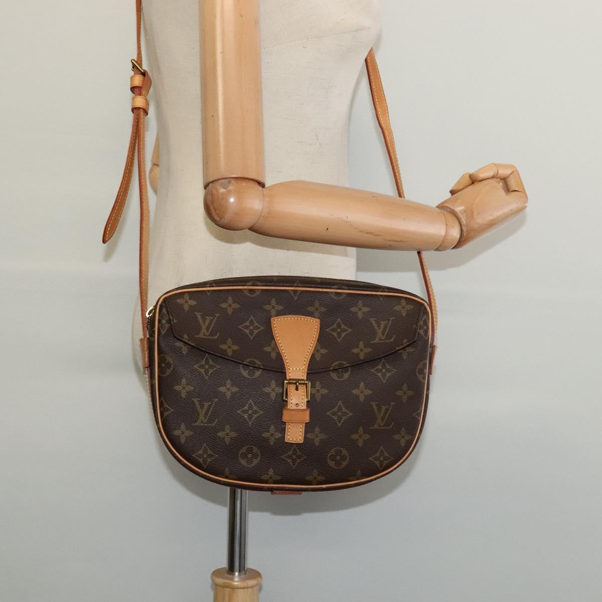 LOUIS VUITTON Monogram Jeune Fille MM Shoulder Bag M51226 LV Auth ki5822