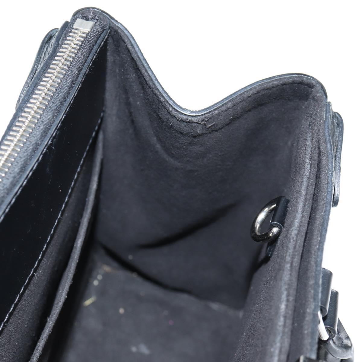 LOUIS VUITTON Epi Grunel Tote PM Tote Bag Black M57680 LV Auth ki5827M